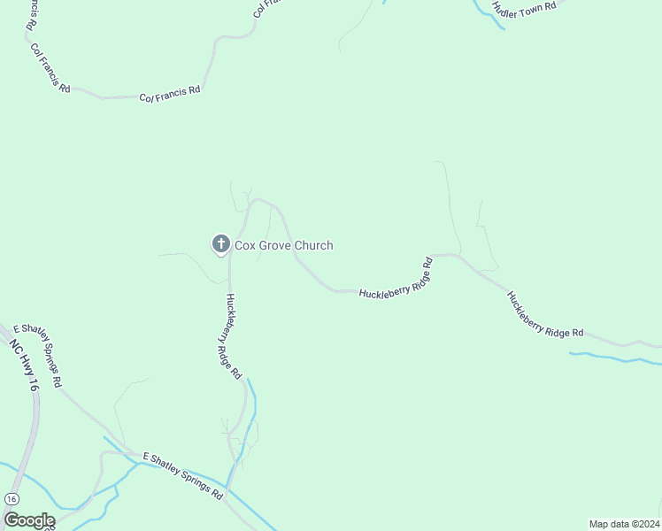 map of restaurants, bars, coffee shops, grocery stores, and more near 1415 Huckleberry Ridge Road in Crumpler