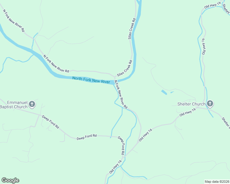 map of restaurants, bars, coffee shops, grocery stores, and more near 581 North Fork New River Road in Lansing