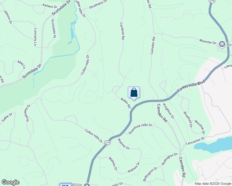 map of restaurants, bars, coffee shops, grocery stores, and more near 21 Dogwood Circle in Bella Vista