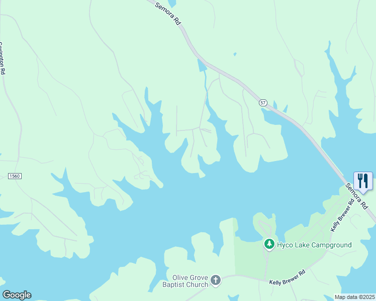 map of restaurants, bars, coffee shops, grocery stores, and more near 54 Summerlyn Place in Semora