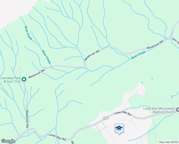 map of restaurants, bars, coffee shops, grocery stores, and more near 4213 Reservoir Road in Kingsport