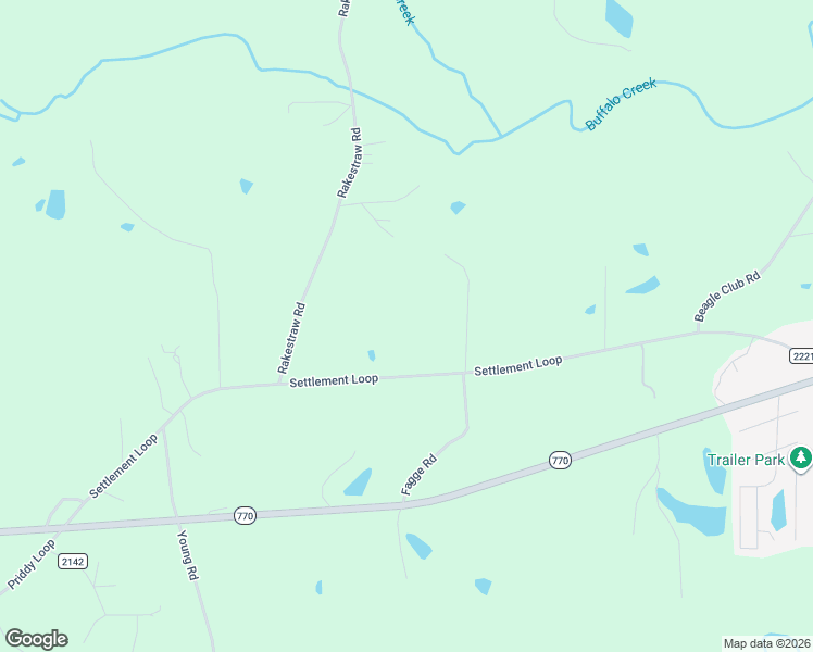 map of restaurants, bars, coffee shops, grocery stores, and more near 551 Settlement Loop in Stoneville