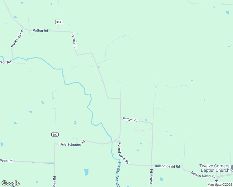 map of restaurants, bars, coffee shops, grocery stores, and more near 16408 Patton Road in Pea Ridge