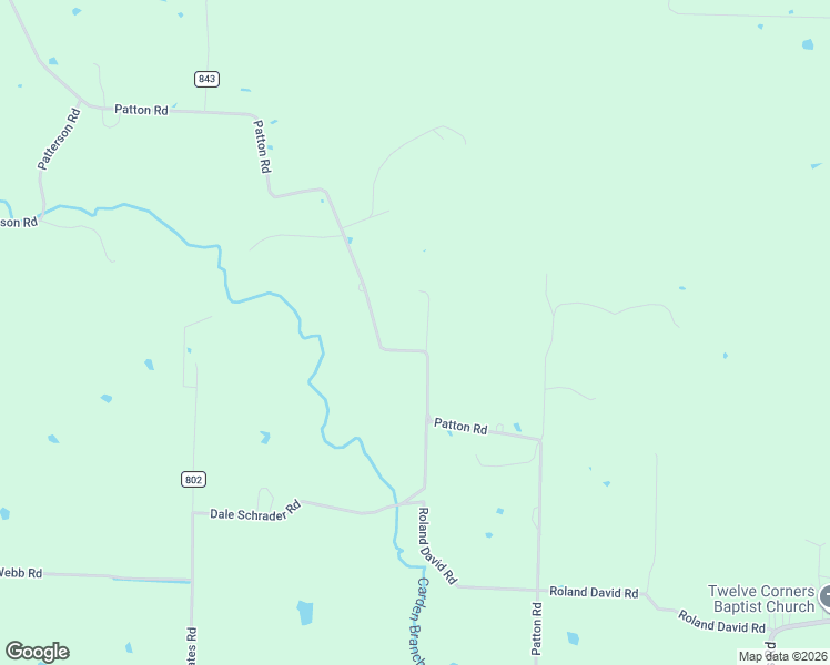 map of restaurants, bars, coffee shops, grocery stores, and more near 16408 Patton Road in Pea Ridge