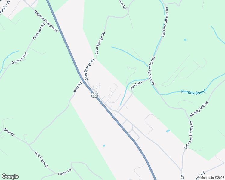 map of restaurants, bars, coffee shops, grocery stores, and more near 214 Cosby Circle in Tazewell