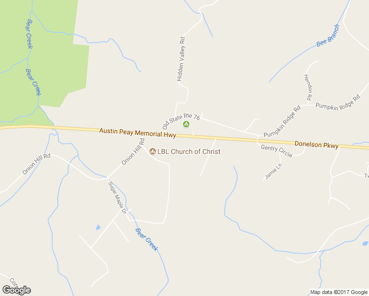 map of restaurants, bars, coffee shops, grocery stores, and more near 2169 Donelson Parkway in Dover