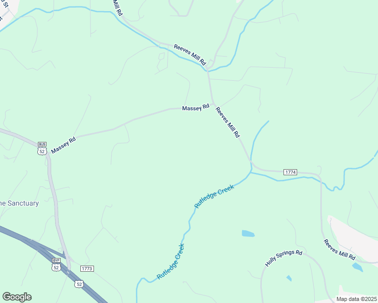 map of restaurants, bars, coffee shops, grocery stores, and more near 468 Massey Road in Mount Airy