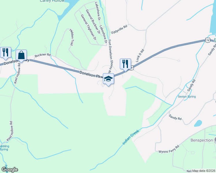 map of restaurants, bars, coffee shops, grocery stores, and more near 115 Doctor Robert H Lee Road in Dover