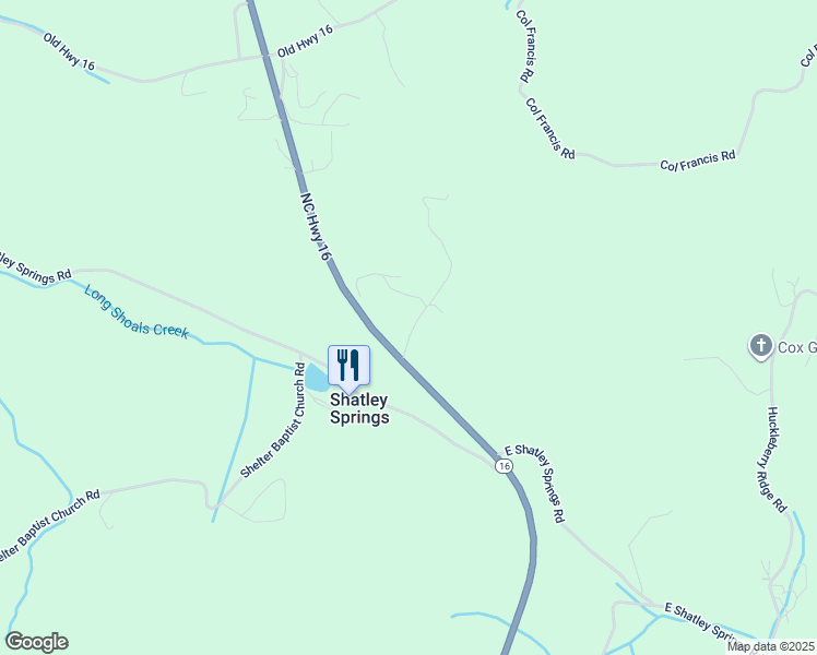 map of restaurants, bars, coffee shops, grocery stores, and more near 4902 North Carolina 16 in Crumpler