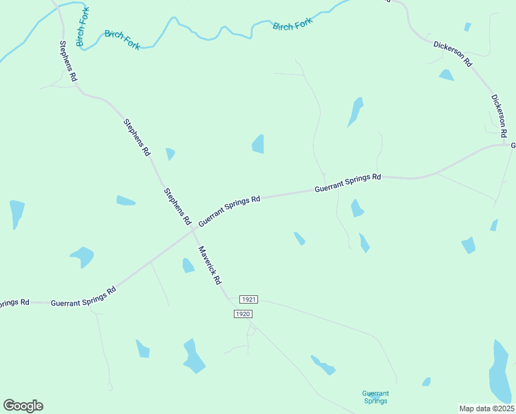 map of restaurants, bars, coffee shops, grocery stores, and more near 1650 Guerrant Springs Road in Ruffin