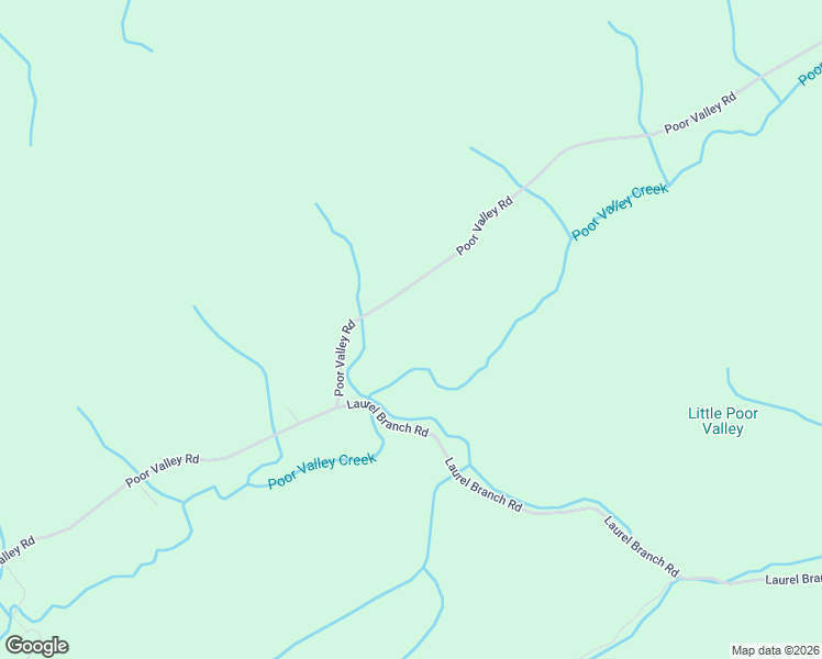 map of restaurants, bars, coffee shops, grocery stores, and more near 1562 Poor Valley Road in Rogersville