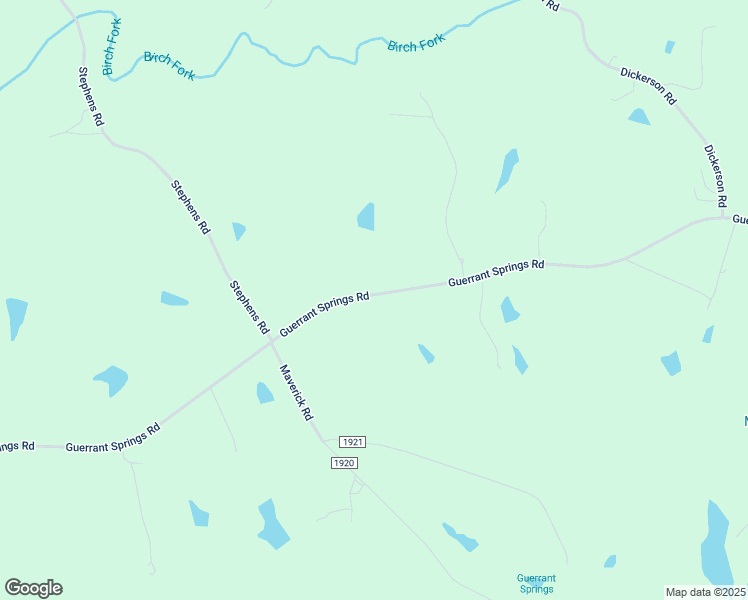 map of restaurants, bars, coffee shops, grocery stores, and more near 1650 Guerrant Springs Road in Ruffin