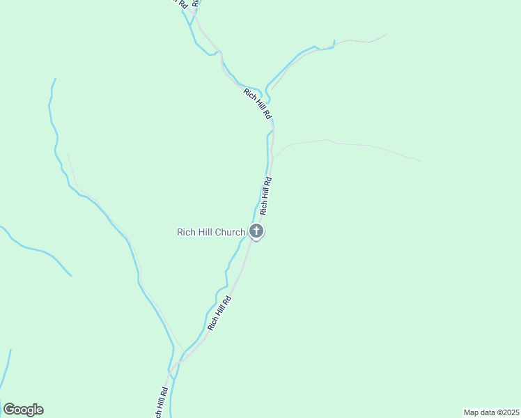 map of restaurants, bars, coffee shops, grocery stores, and more near 2393 Rich Hill Road in Creston