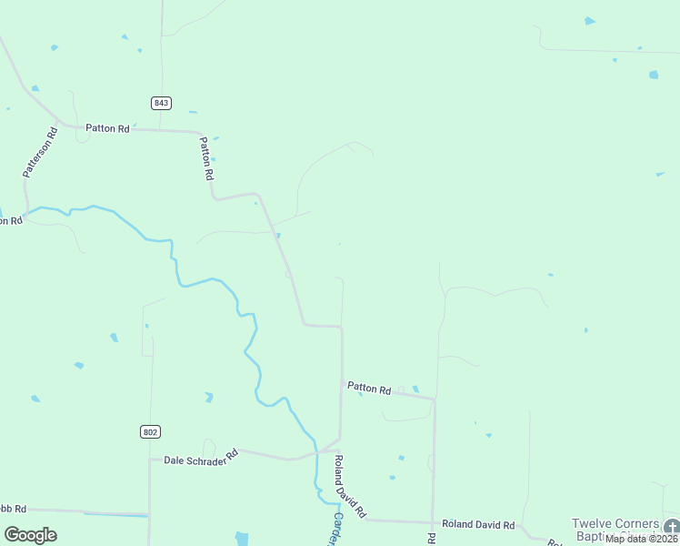 map of restaurants, bars, coffee shops, grocery stores, and more near 16408 Patton Road in Pea Ridge