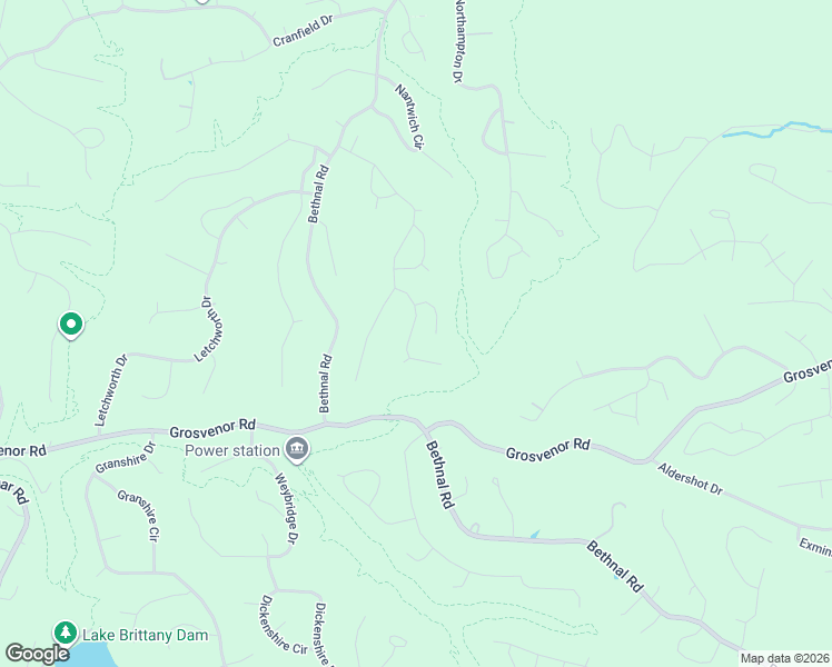 map of restaurants, bars, coffee shops, grocery stores, and more near 13 Spalding Drive in Bella Vista