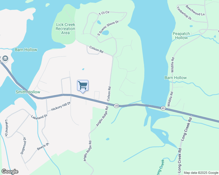 map of restaurants, bars, coffee shops, grocery stores, and more near 124 Colson Village Court in Dover