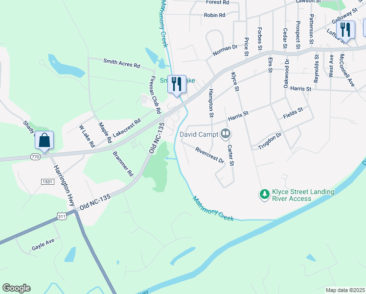 map of restaurants, bars, coffee shops, grocery stores, and more near in Stoneville