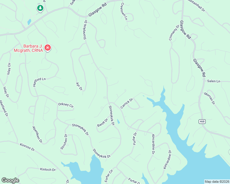 map of restaurants, bars, coffee shops, grocery stores, and more near 7 Carrick Lane in Bella Vista