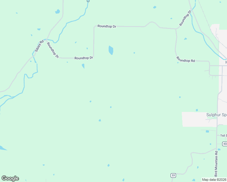 map of restaurants, bars, coffee shops, grocery stores, and more near 20661 Roundtop Road in Sulphur Springs
