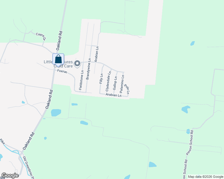 map of restaurants, bars, coffee shops, grocery stores, and more near 326 Gallop Lane in Springfield