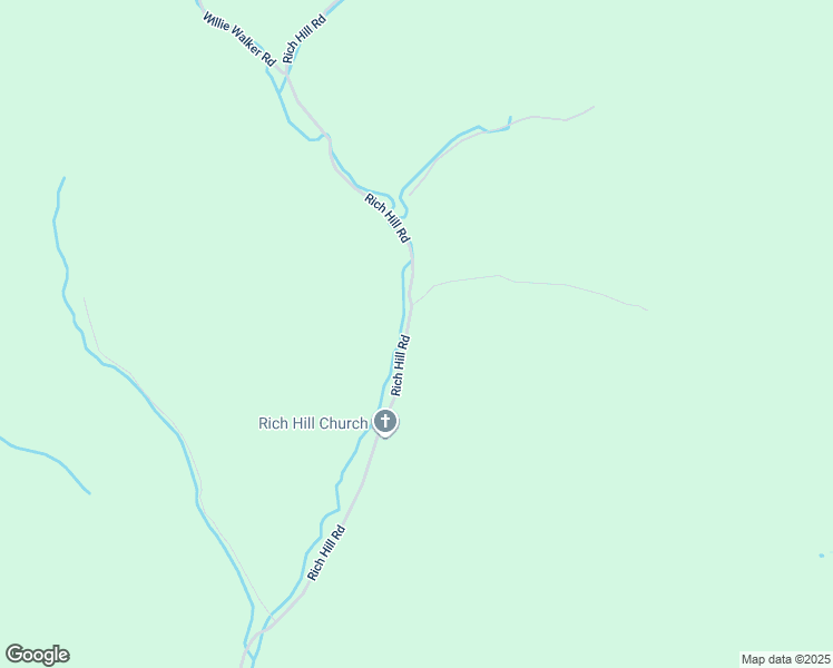 map of restaurants, bars, coffee shops, grocery stores, and more near 2510 Rich Hill Road in Creston