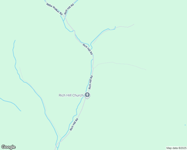 map of restaurants, bars, coffee shops, grocery stores, and more near 2510 Rich Hill Road in Creston