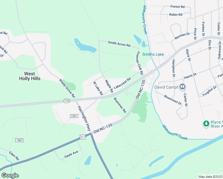 map of restaurants, bars, coffee shops, grocery stores, and more near 403 Maple Road in Eden