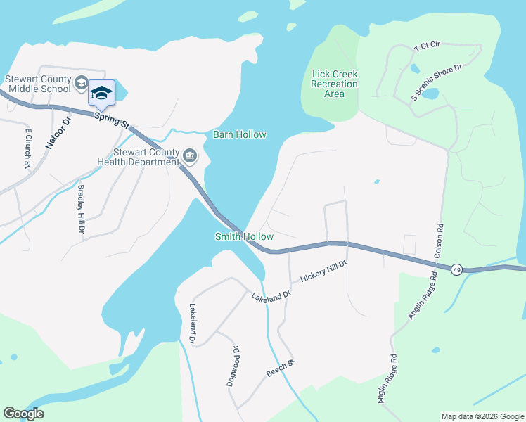 map of restaurants, bars, coffee shops, grocery stores, and more near 207 Whispering Hills Drive in Dover