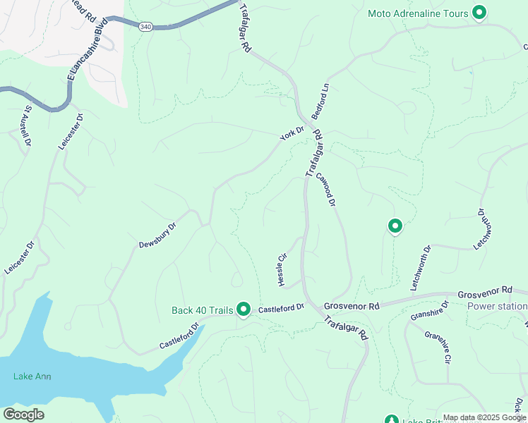 map of restaurants, bars, coffee shops, grocery stores, and more near 17 Sheffield Drive in Bella Vista
