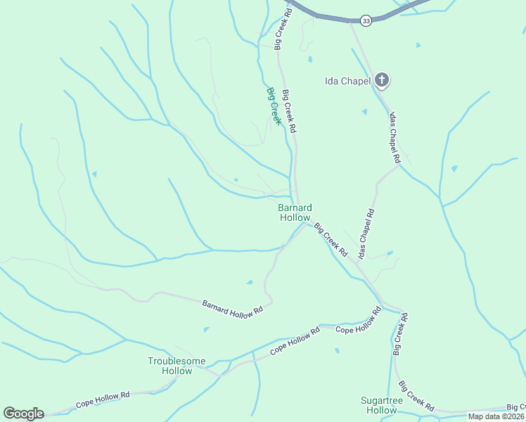 map of restaurants, bars, coffee shops, grocery stores, and more near 269 Sutton Hollow in Sneedville