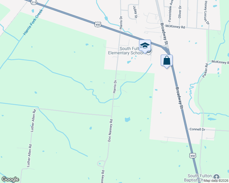 map of restaurants, bars, coffee shops, grocery stores, and more near in South Fulton