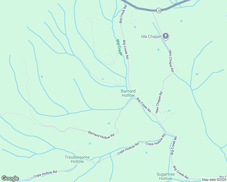 map of restaurants, bars, coffee shops, grocery stores, and more near 269 Sutton Hollow in Sneedville