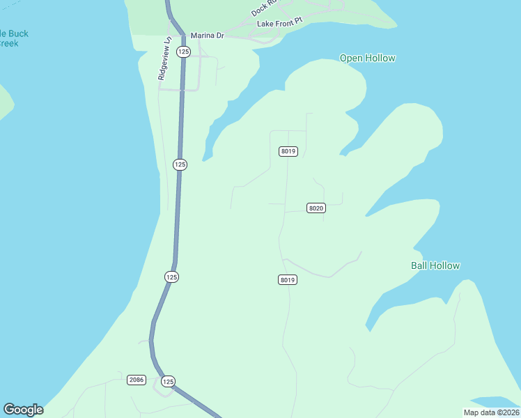 map of restaurants, bars, coffee shops, grocery stores, and more near 832 Marion County 8019 in Peel