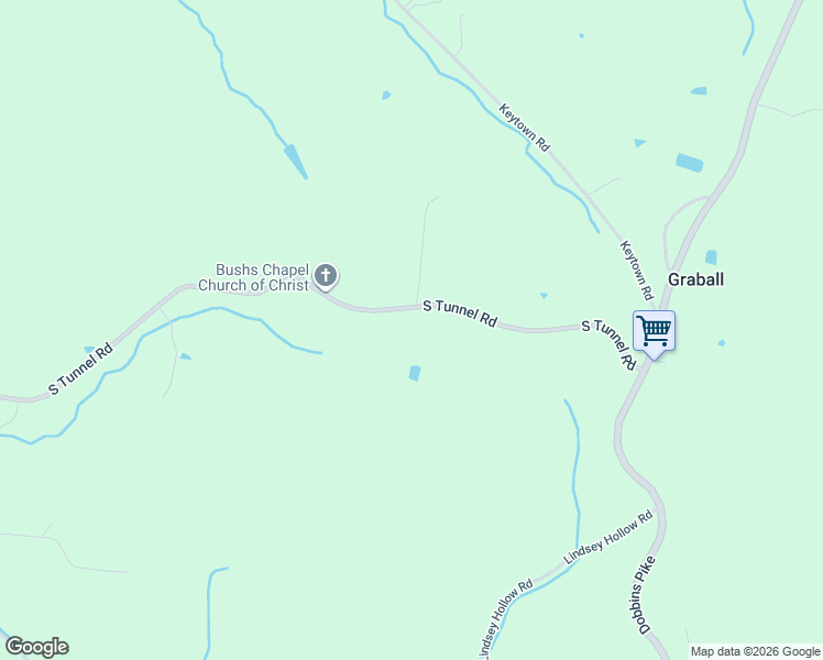 map of restaurants, bars, coffee shops, grocery stores, and more near 634 South Tunnel Road in Gallatin