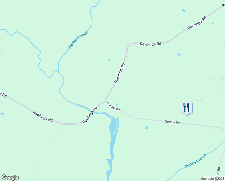 map of restaurants, bars, coffee shops, grocery stores, and more near 2712 Rawlings Road in Woodlawn