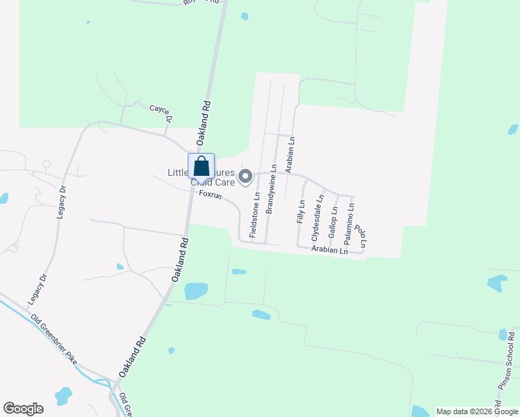map of restaurants, bars, coffee shops, grocery stores, and more near 116 Fieldstone Lane in Springfield