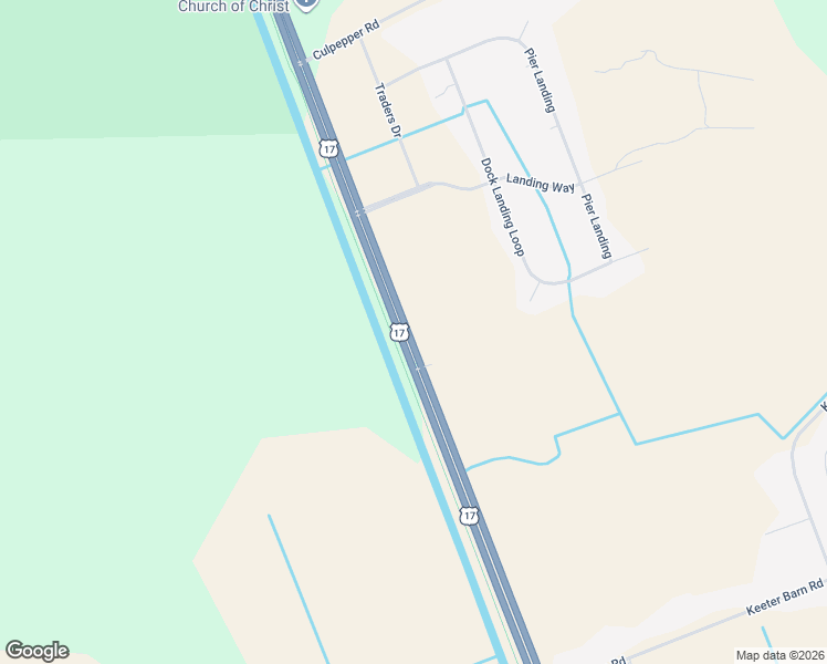 map of restaurants, bars, coffee shops, grocery stores, and more near 2040-2106 U.S. 17 in South Mills