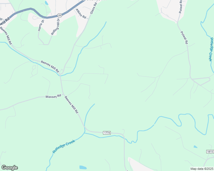 map of restaurants, bars, coffee shops, grocery stores, and more near 141 Kimberly Drive in Mount Airy