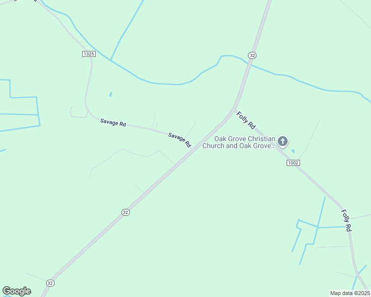 map of restaurants, bars, coffee shops, grocery stores, and more near 654 North Carolina 32 in Sunbury
