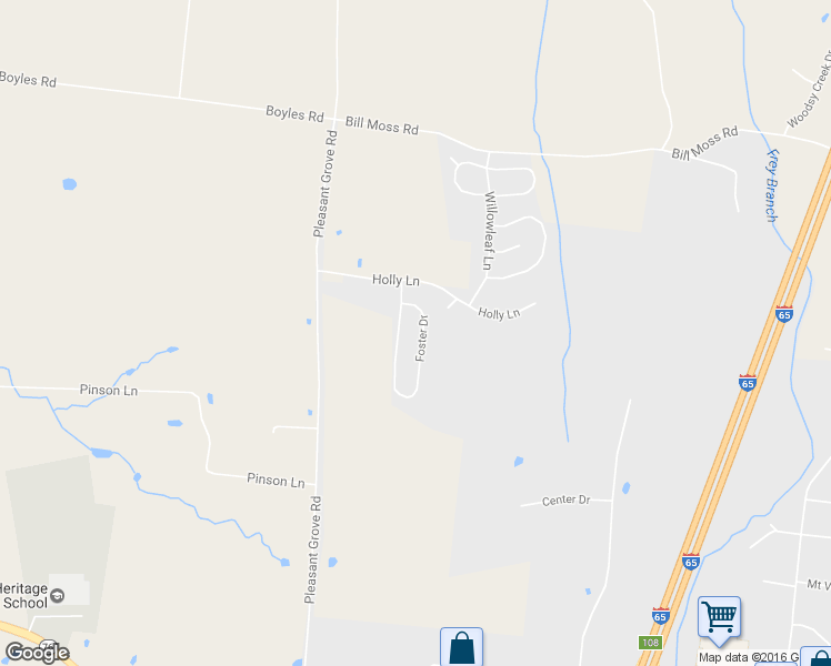 map of restaurants, bars, coffee shops, grocery stores, and more near 431 Foster Dr in White House