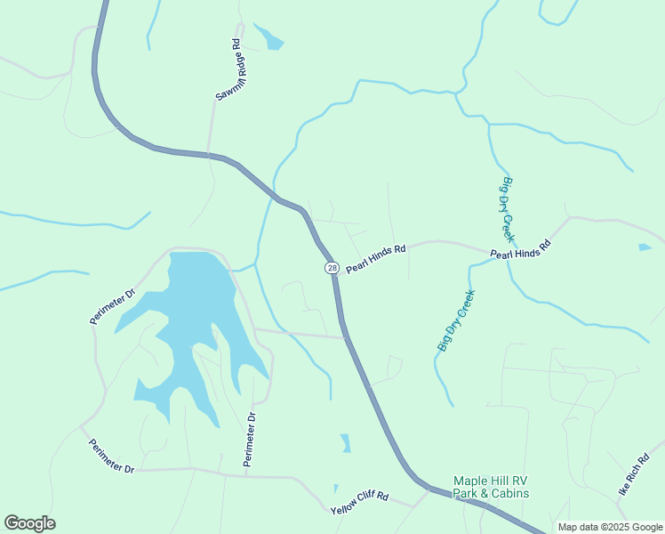 map of restaurants, bars, coffee shops, grocery stores, and more near 1605 North York Highway in Jamestown