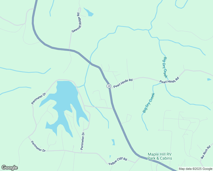 map of restaurants, bars, coffee shops, grocery stores, and more near 1605 North York Highway in Jamestown