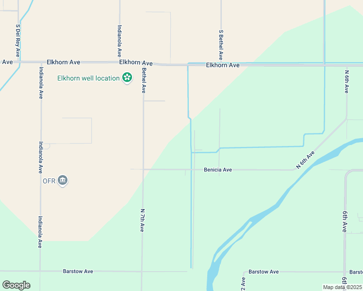 map of restaurants, bars, coffee shops, grocery stores, and more near 6802 Benicia Ave in Kingsburg
