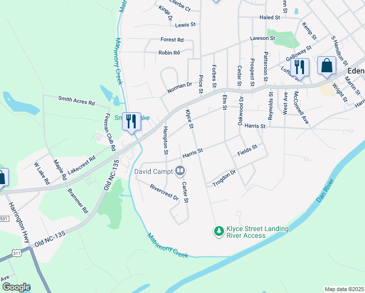 820 Carter Street, Eden NC Walk Score