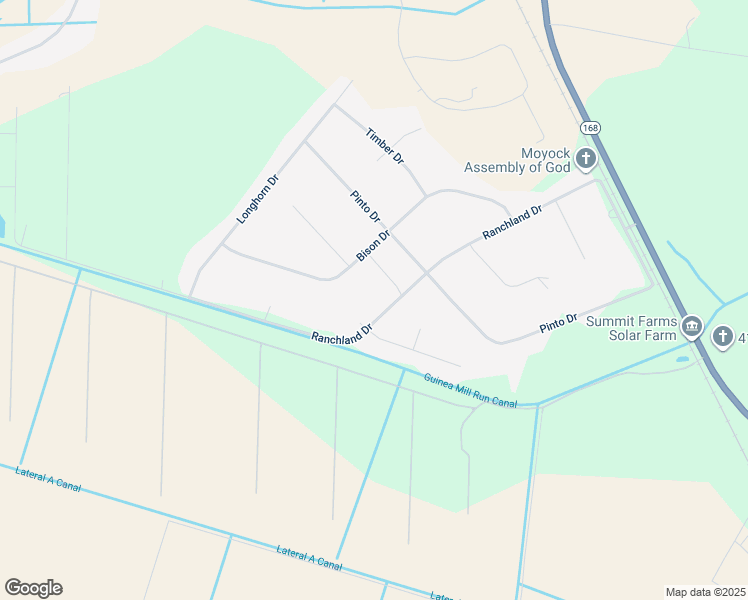 map of restaurants, bars, coffee shops, grocery stores, and more near 138 Ranchland Drive in Moyock