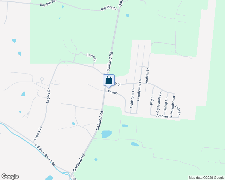 map of restaurants, bars, coffee shops, grocery stores, and more near 113 Foxrun in Springfield