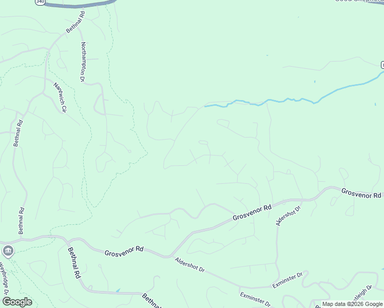 map of restaurants, bars, coffee shops, grocery stores, and more near North Herne Lane in Bella Vista