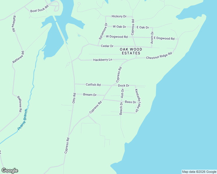 map of restaurants, bars, coffee shops, grocery stores, and more near 27 Catfish Road in Buchanan