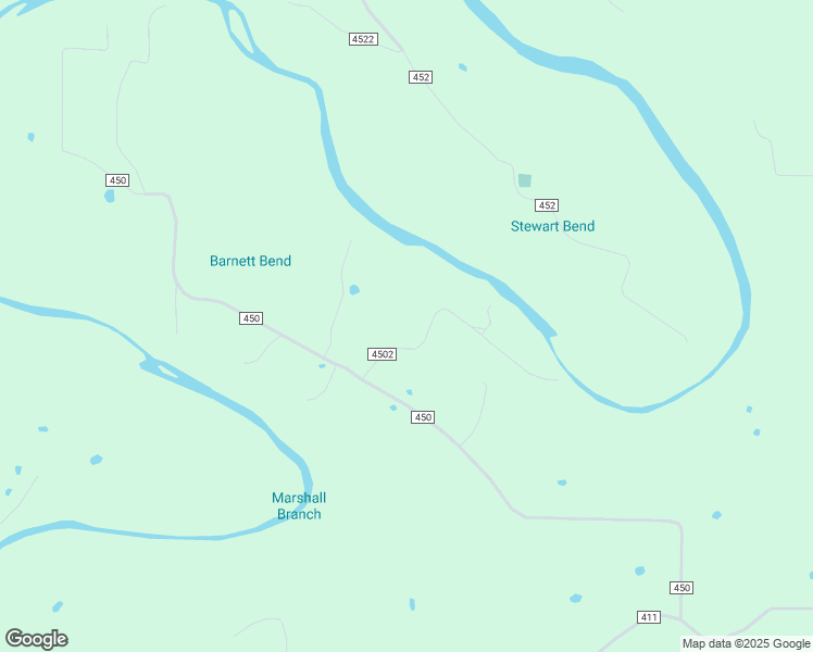 map of restaurants, bars, coffee shops, grocery stores, and more near 126 County Road 4502 in Berryville