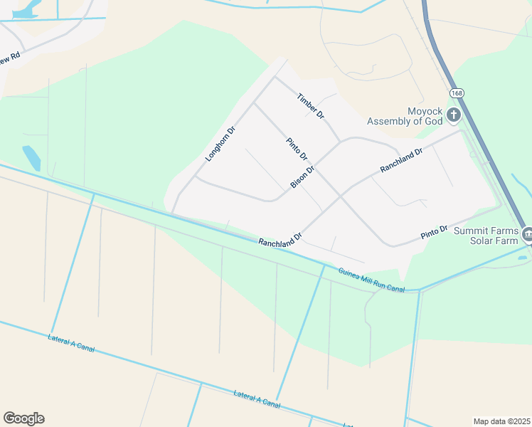 map of restaurants, bars, coffee shops, grocery stores, and more near 131 Bison Drive in Moyock